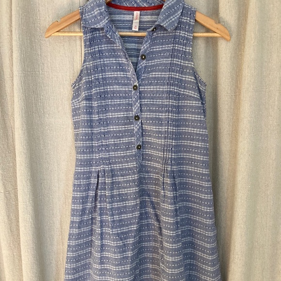 Lightweight Collar Button Up Dress - Picture 1 of 5
